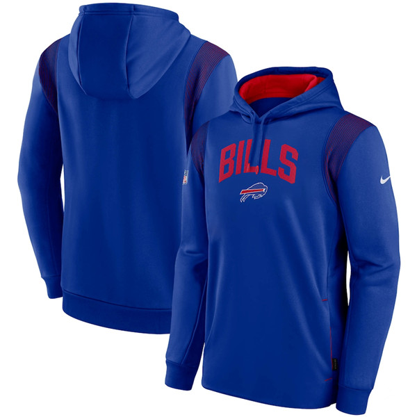 Mens Buffalo Bills Royal Sideline Stack Performance Pullover Hoodie,We sell and wholesale Mens Buffalo Bills Royal Sideline Stack Performance Pullover Hoodie on line form chian!
